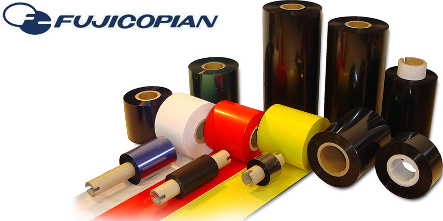 ผ้าหมึกสำหรับพิมพ์บาร์โค้ด ริบบอนบาร์โค้ด Thermal Transfer Ribbon (TTR) ยี่ห้อ Fujicopian